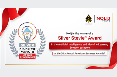 Nolij Consulting Wins Silver Stevie® Award For Its Artificial Intelligence And Machine Learning Solutions